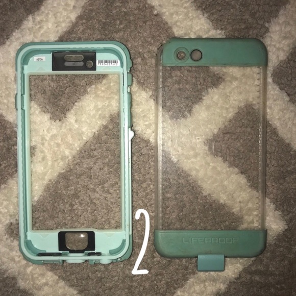Teal Nuud Lifeproof Case 6/6s: ONE LEFT - Picture 3 of 7